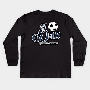 Best Dad soccer champ Kids Long Sleeve T-Shirt